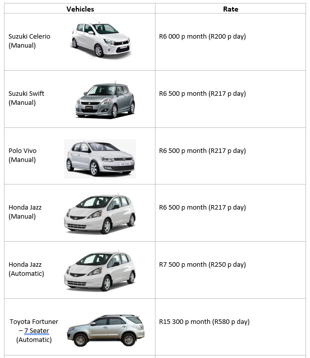 Monthly Car Rental Cape Town Rentals